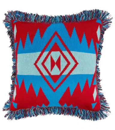 Alanui Icon wool-blend jacquard cushion | Thumbnail 1