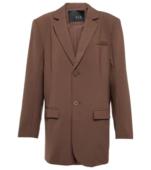 SIR Single-breasted wool-blend blazer