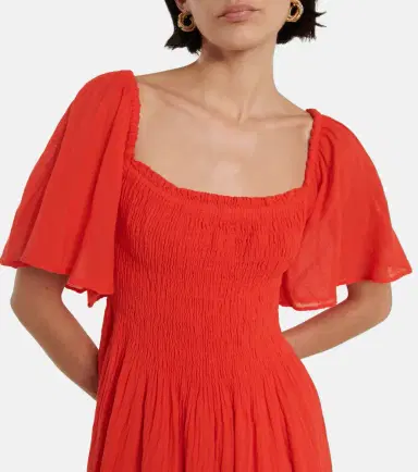 Velvet Esme cotton gauze minidress | Thumbnail 5