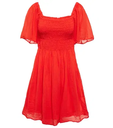 Velvet Esme cotton gauze minidress | Thumbnail 1