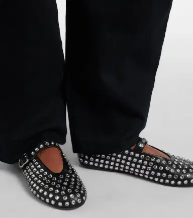 Alaïa Alaïa Embellished leather ballet flats | Thumbnail 6 Alaïa Alaïa Embellished leather ballet flats | Thumbnail 6
