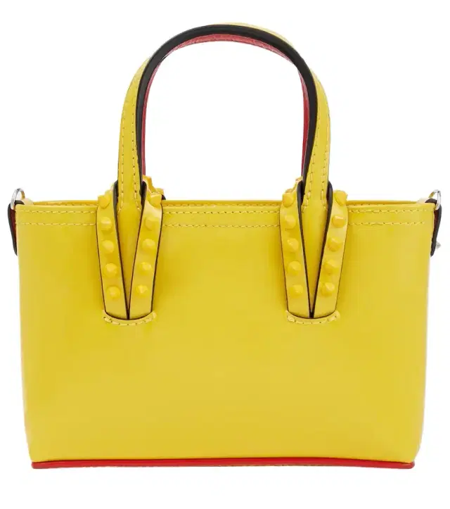 Christian Louboutin Cabata Nano patent leather tote bag