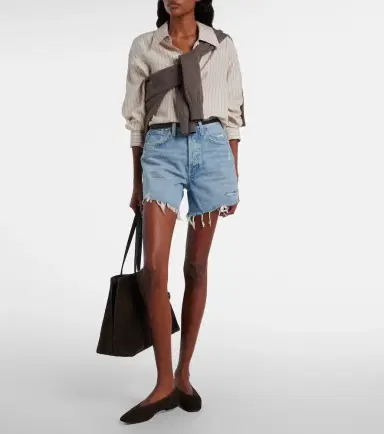AGOLDE Parker mid-rise shorts | Thumbnail 5 AGOLDE Parker mid-rise shorts | Thumbnail 5