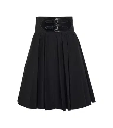 Alaia Alaïa Belted cotton skirt | Thumbnail 1