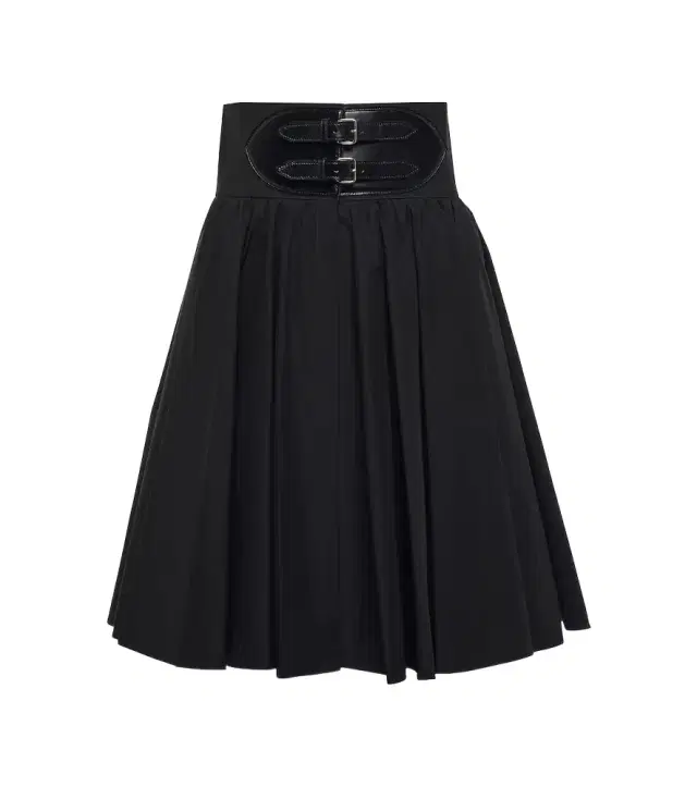 Alaia Alaïa Belted cotton skirt