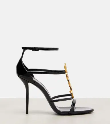 Saint Laurent Cassandra 100 leather sandals | Thumbnail 2 Saint Laurent Cassandra 100 leather sandals | Thumbnail 2