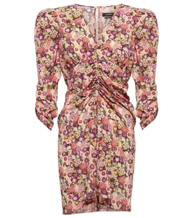 Isabel Marant Celina floral silk-blend minidress | Thumbnail 1