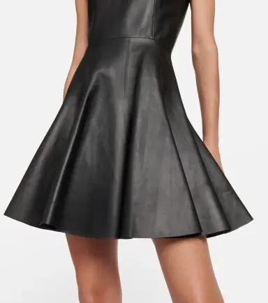 Alaïa Alaïa Leather minidress | Thumbnail 2