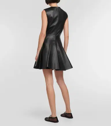 Alaïa Alaïa Leather minidress | Thumbnail 4