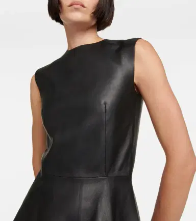 Alaïa Alaïa Leather minidress | Thumbnail 5