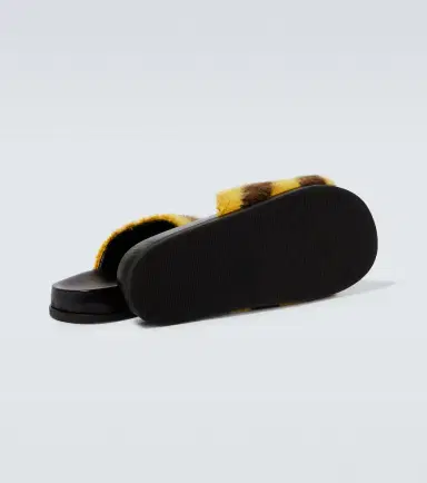 Marni Fussbett striped slides | Thumbnail 4