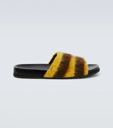 Marni Fussbett striped slides | Thumbnail 6