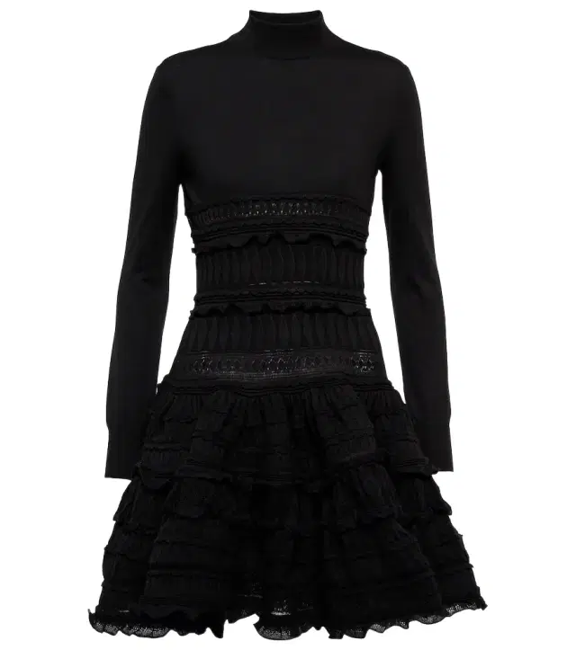 Alaïa Crinoline wool minidress
