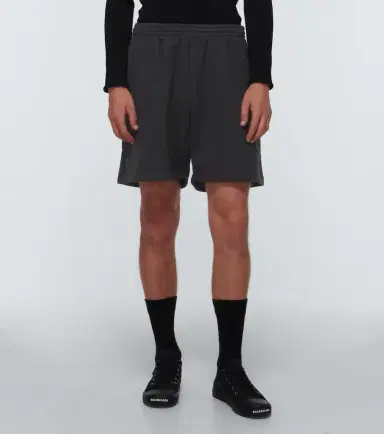 Balenciaga Printed cotton jersey shorts | Thumbnail 5