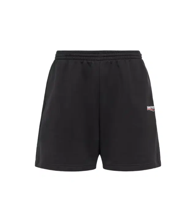 Printed cotton jersey shorts