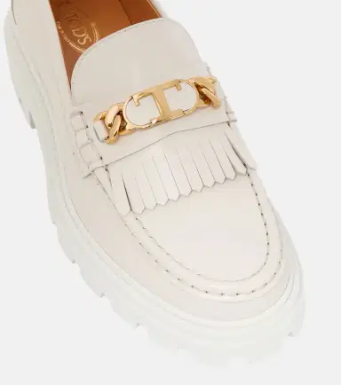 Tod's Fringed leather loafers | Thumbnail 2