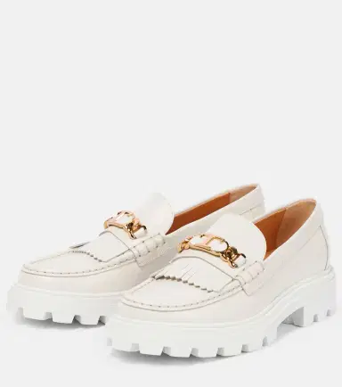 Tod's Fringed leather loafers | Thumbnail 3
