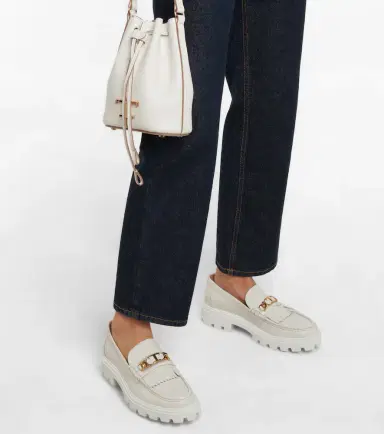 Tod's Fringed leather loafers | Thumbnail 6