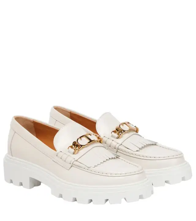 Tod's Fringed leather loafers