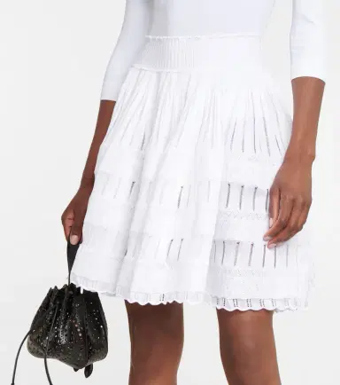 Alaïa Alaïa Crinoline pleated miniskirt | Thumbnail 2