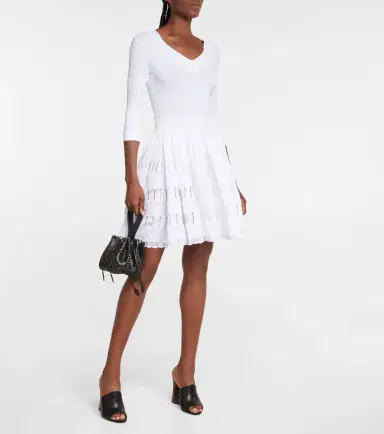 Alaïa Alaïa Crinoline pleated miniskirt | Thumbnail 4
