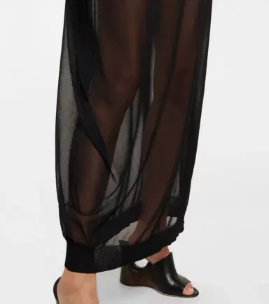 Alaïa Alaïa Sheer high-neck maxi dress | Thumbnail 5