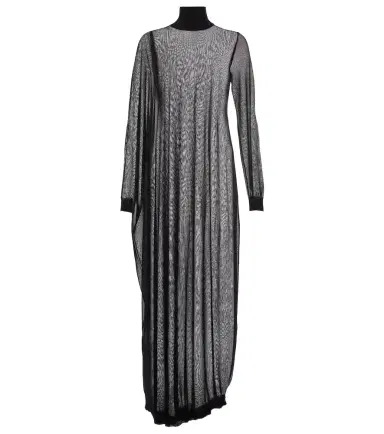 Alaïa Alaïa Sheer high-neck maxi dress | Thumbnail 1