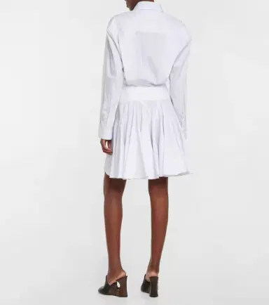 Alaïa Alaïa Cotton shirt dress | Thumbnail 3