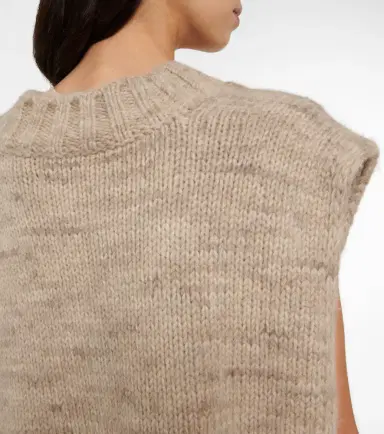 Maison Margiela Alpaca, cotton, and wool sweater vest | Thumbnail 3