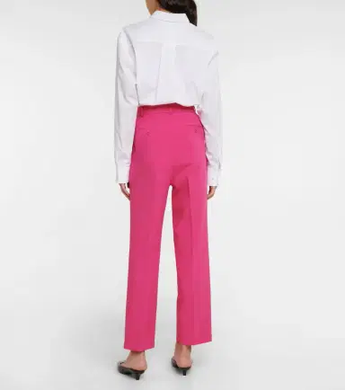 The Frankie Shop Bea high-rise straight pants | Thumbnail 4