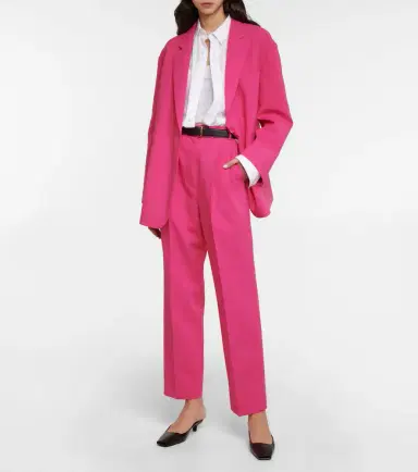 The Frankie Shop Bea high-rise straight pants | Thumbnail 5