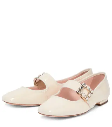 Roger Vivier Très Vivier patent leather ballet flats | Thumbnail 4