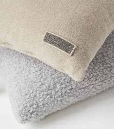 Brunello Cucinelli Monili cashmere-blend bouclé cushion | Thumbnail 4