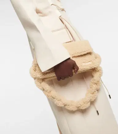 Jacquemus Le Bambidou shearling shoulder bag | Thumbnail 6 Jacquemus Le Bambidou shearling shoulder bag | Thumbnail 6