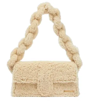 Jacquemus Le Bambidou shearling shoulder bag | Thumbnail 1 Jacquemus Le Bambidou shearling shoulder bag | Thumbnail 1