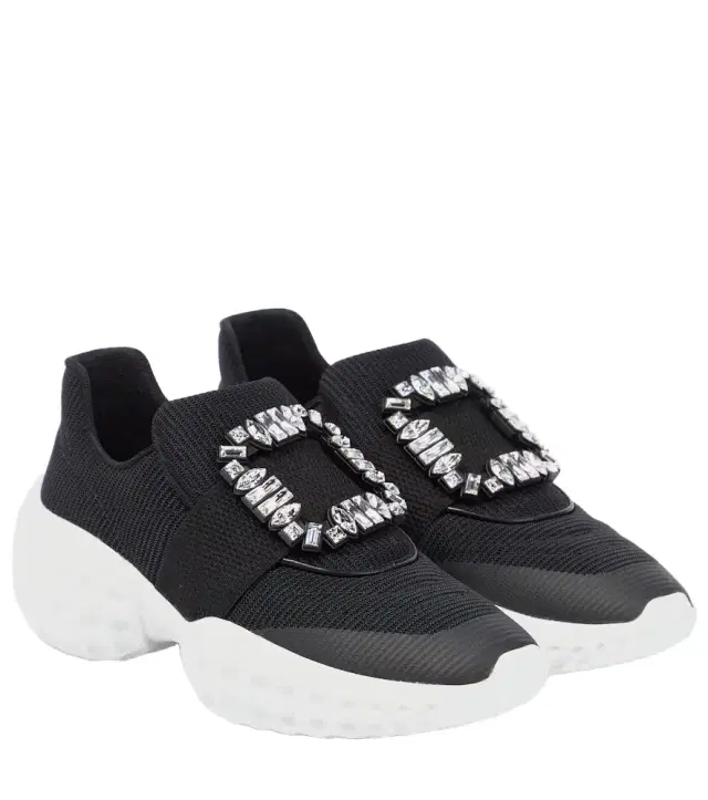 Roger Vivier Viv' Run embellished sneakers