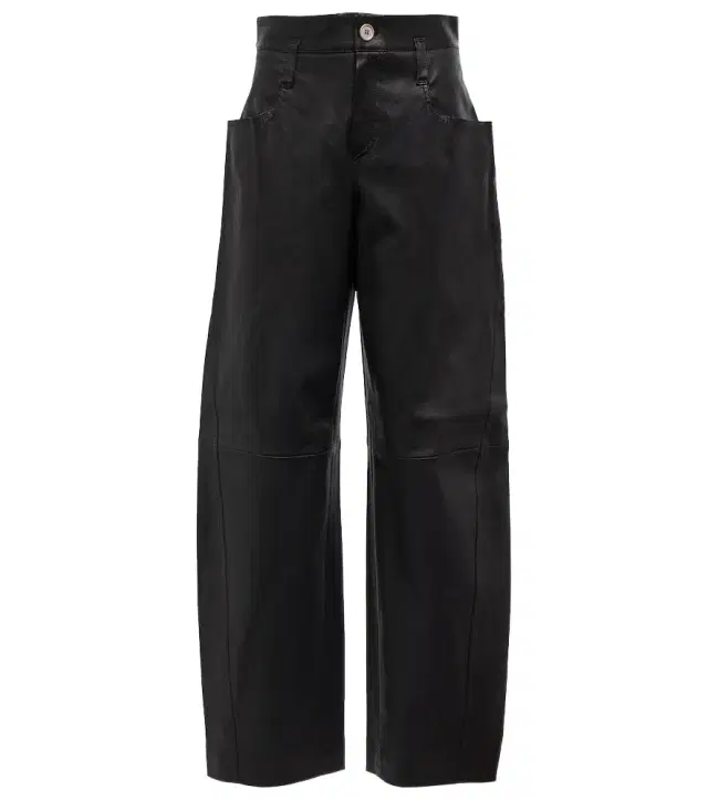 Stouls Cassidy high-rise wide-leg suede pants