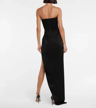 Alex Perry Ledger strapless satin gown | Thumbnail 4