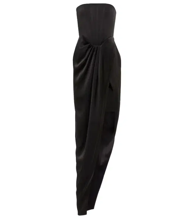 Alex Perry Ledger strapless satin gown