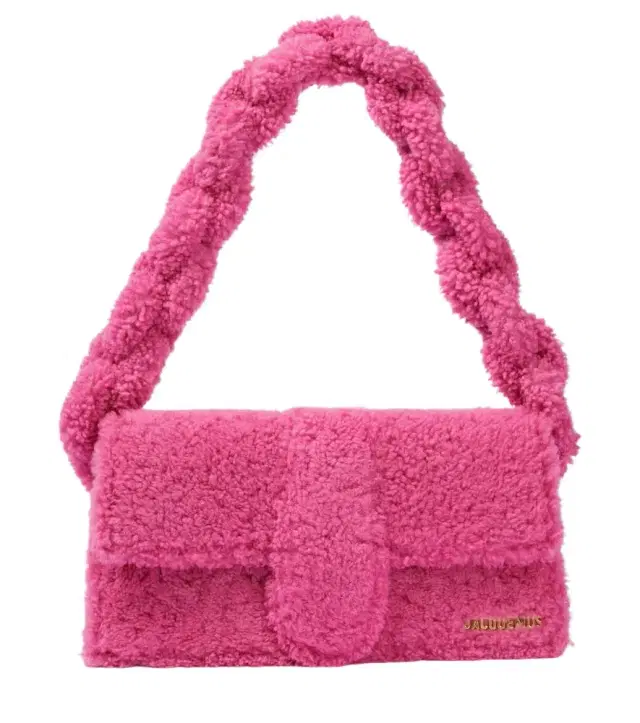 Jacquemus Le Bambidou shearling shoulder bag