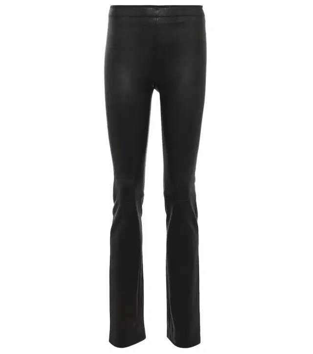 STOULS Cropped leather trousers