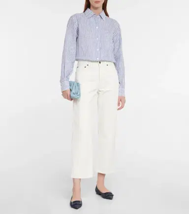 Roger Vivier Gommettine Ball denim ballet flats | Thumbnail 6
