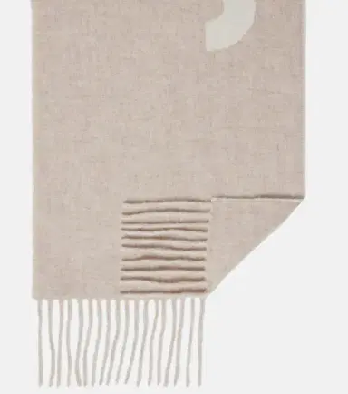 Jacquemus Logo jacquard virgin wool scarf | Thumbnail 3