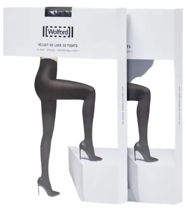 Wolford Velvet De Luxe 50 set of 2 tights | Thumbnail 1
