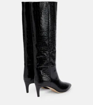 Paris Texas Croc-effect leather knee-high boots | Thumbnail 5
