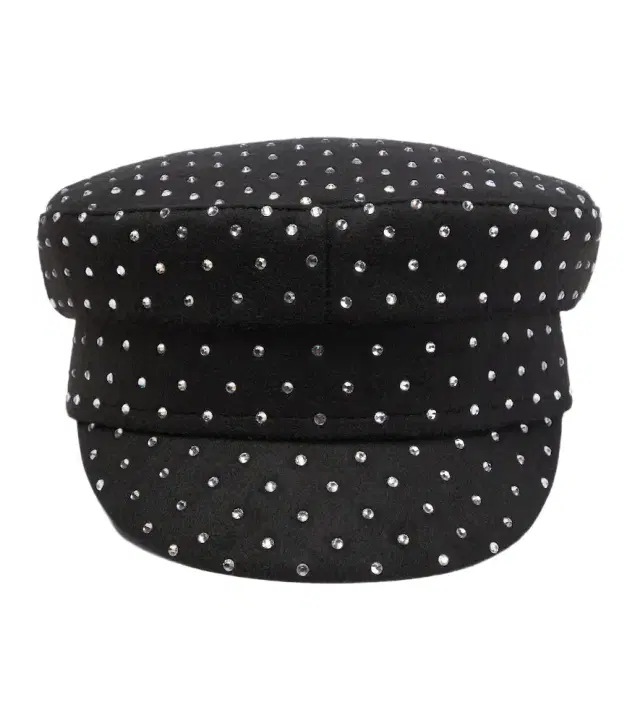Ruslan Baginskiy Embellished wool baker boy cap