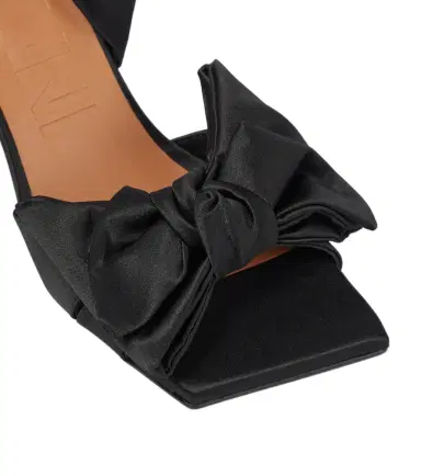 Ganni Bow-trimmed lace-up sandals | Thumbnail 2