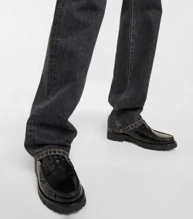 Saint Laurent Le Loafer leather penny loafers | Thumbnail 5