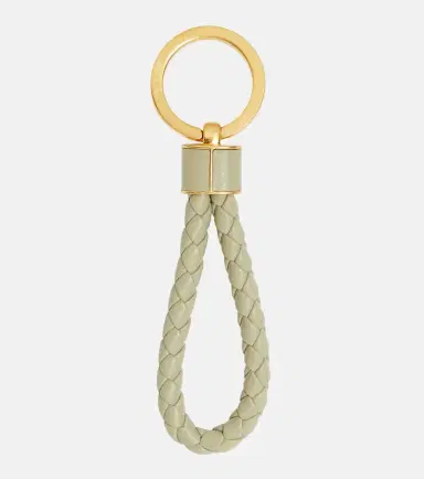 Bottega Veneta Intreccio leather keyring | Thumbnail 3