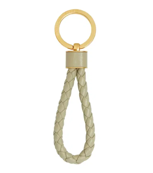 Bottega Veneta Intreccio leather keyring